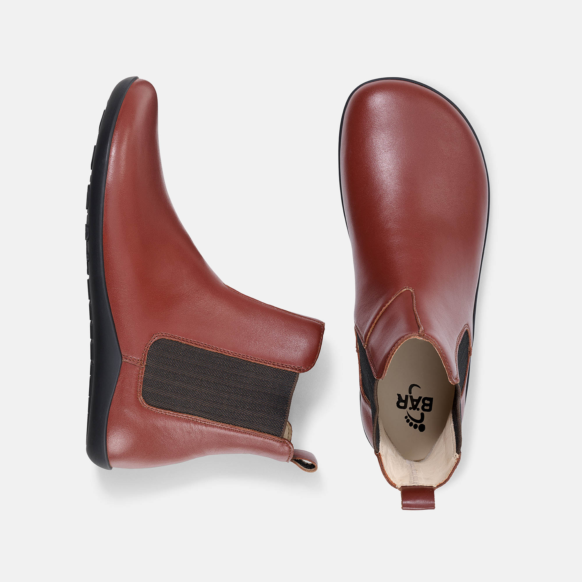 BÄR Schuhe Damenschuhe Alltag Elif braun Kalbnappaleder Ansicht von oben