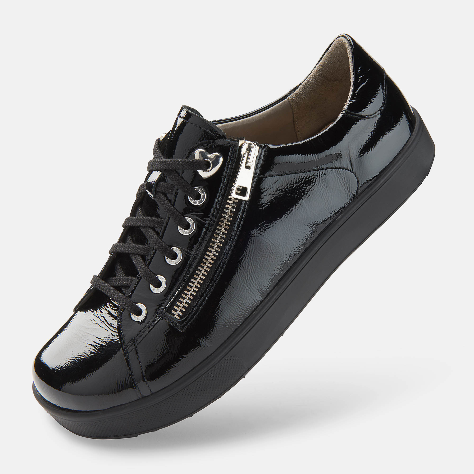 BÄR Schuhe Damenschuhe Freizeitschuhe Margot schwarz Kalblackleder Produktbild