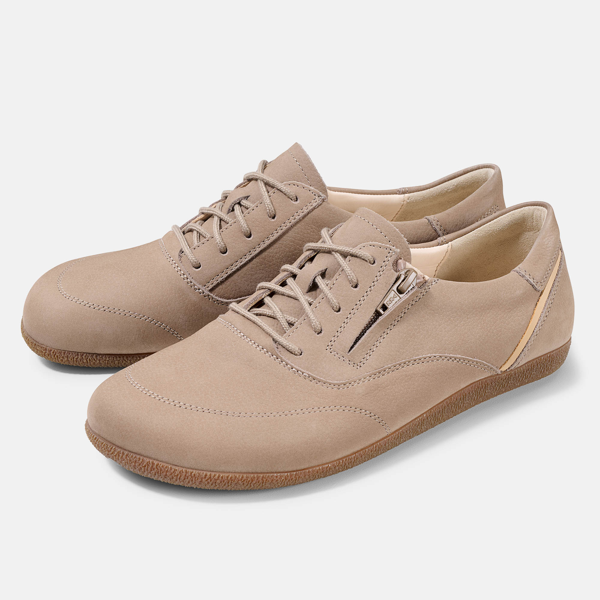 BÄR Schuhe Damenschuhe Alltag Clea taupe Kalbnubuk, Lammnappa Hauptbild