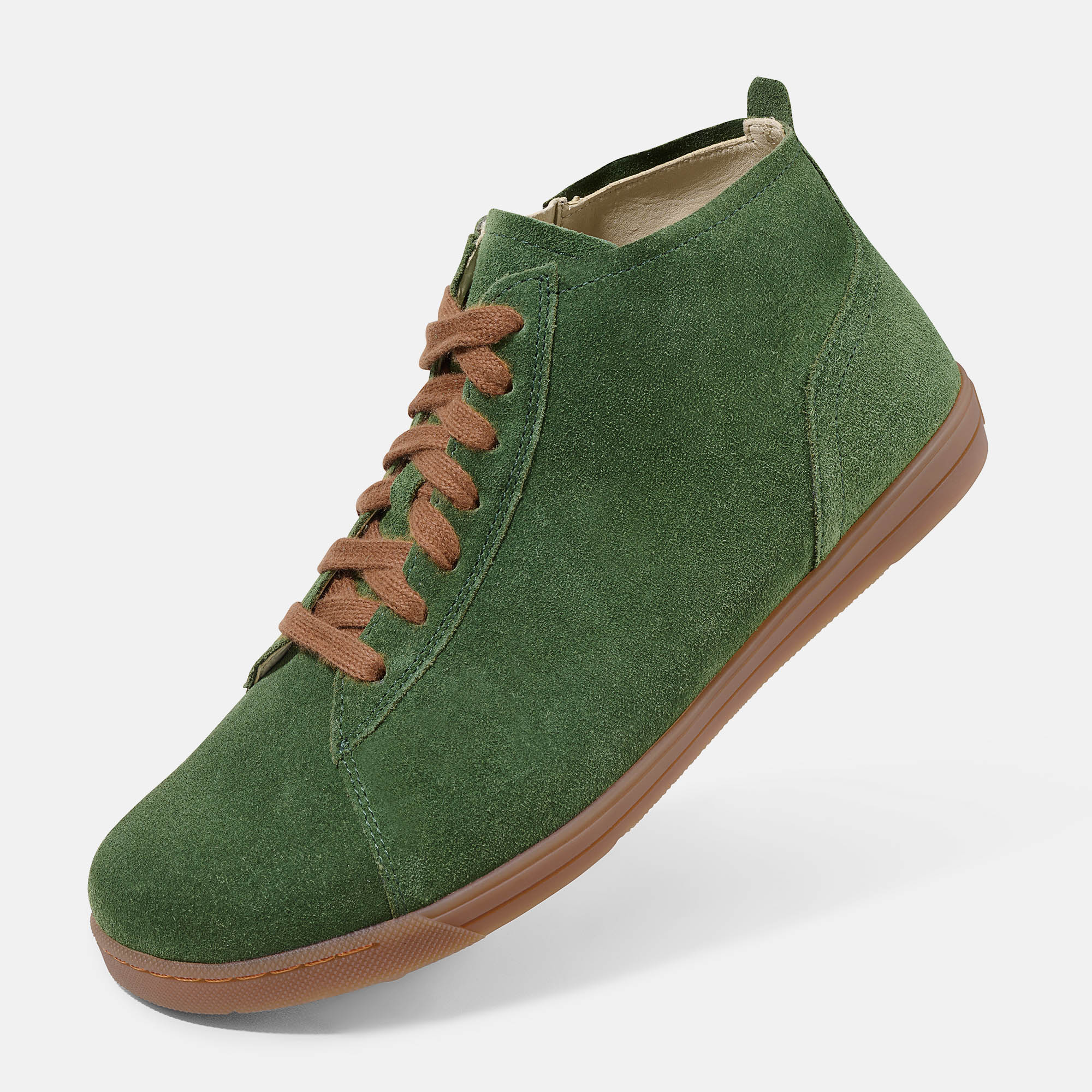 BÄR Schuhe Damenschuhe Freizeitschuhe Anne grün Kalbveloursleder wasserabweisend Produktbild