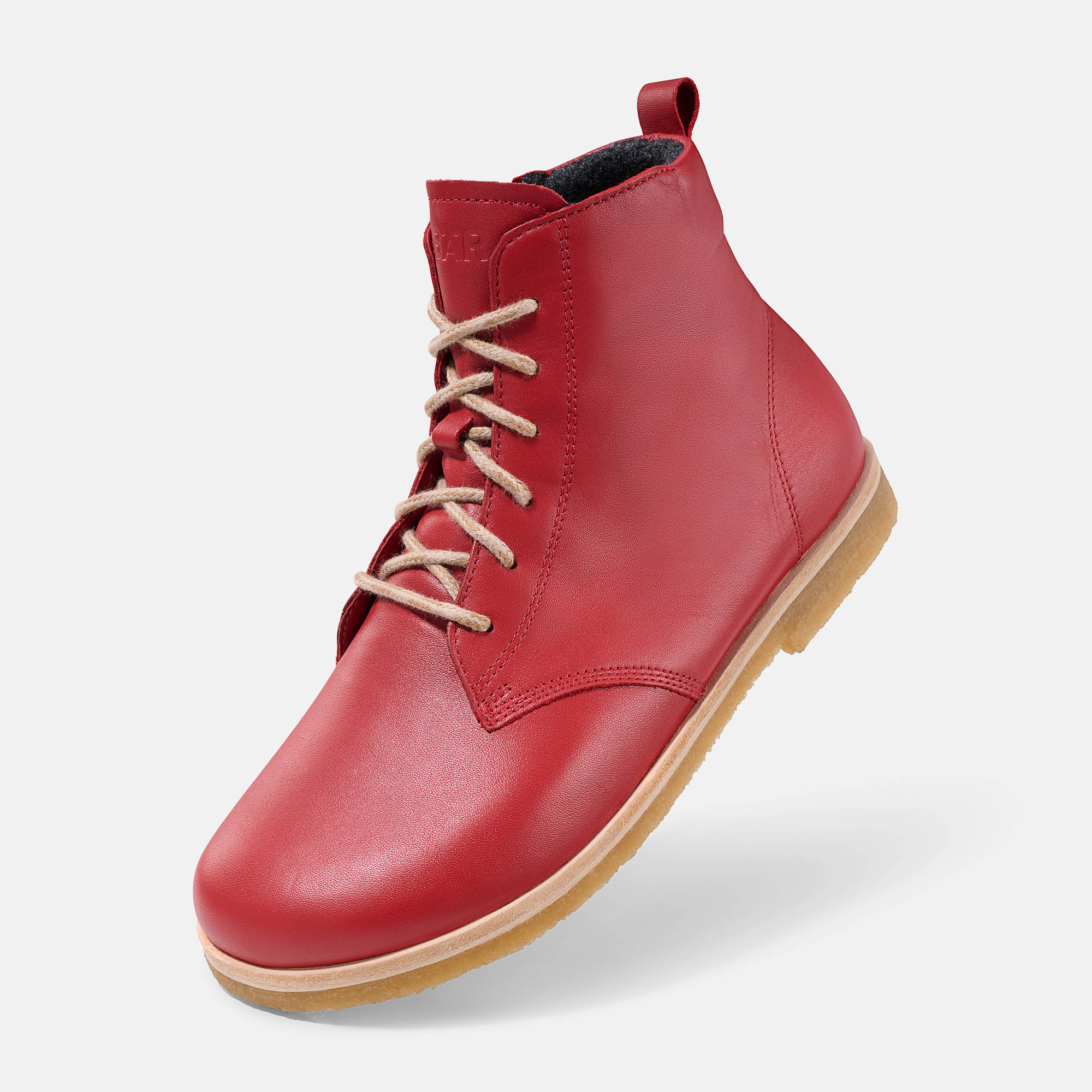 BÄR Schuhe Damenschuhe Freizeitschuhe Shay rot Kalbnappaleder wasserabweisend Produktbild