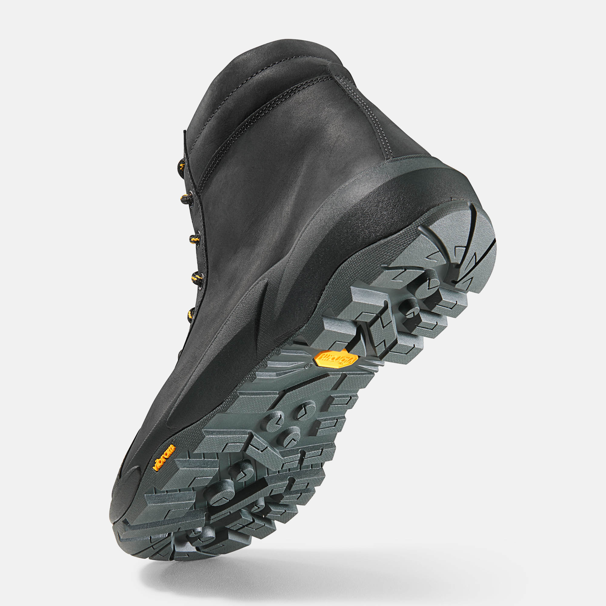 BÄR Schuhe Unisexschuhe Wanderstiefel Feldberg schwarz Rindnappaleder Seitenansicht