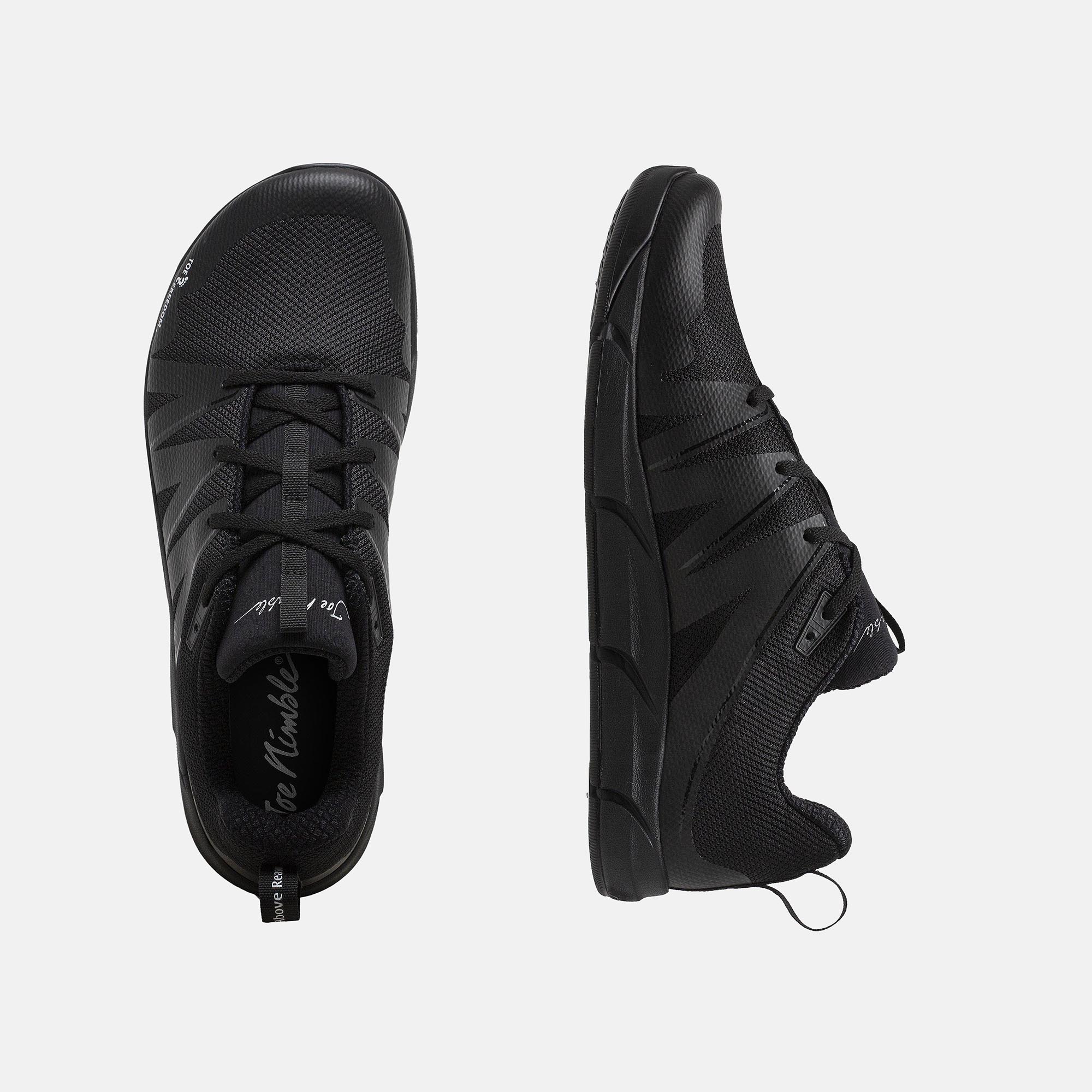 JOENIMBLE Schuhe Damenschuhe Sport Addict schwarz Textil Ansicht von oben