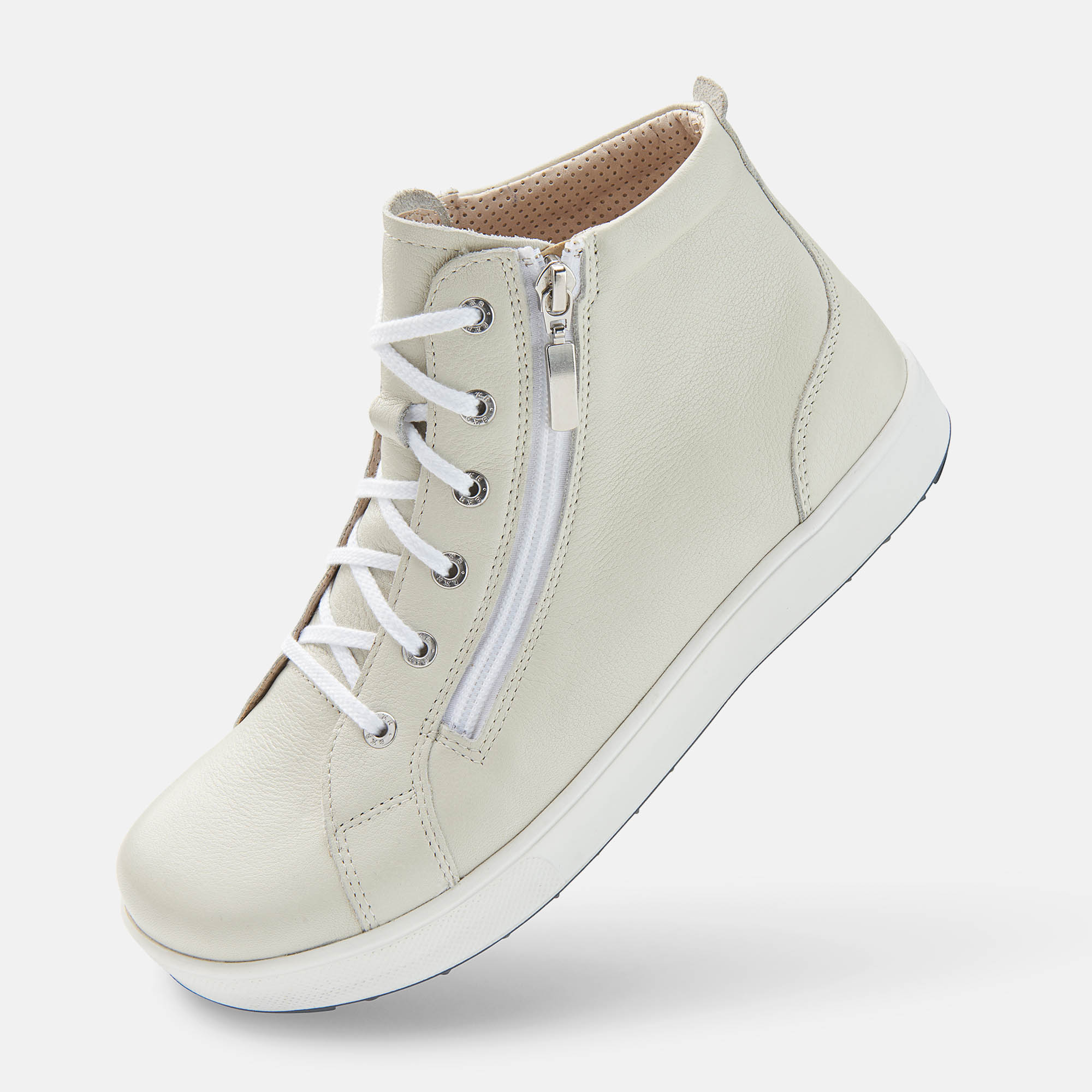 BÄR Schuhe Damenschuhe Freizeitschuhe Anja offwhite Rindnappaleder Produktbild