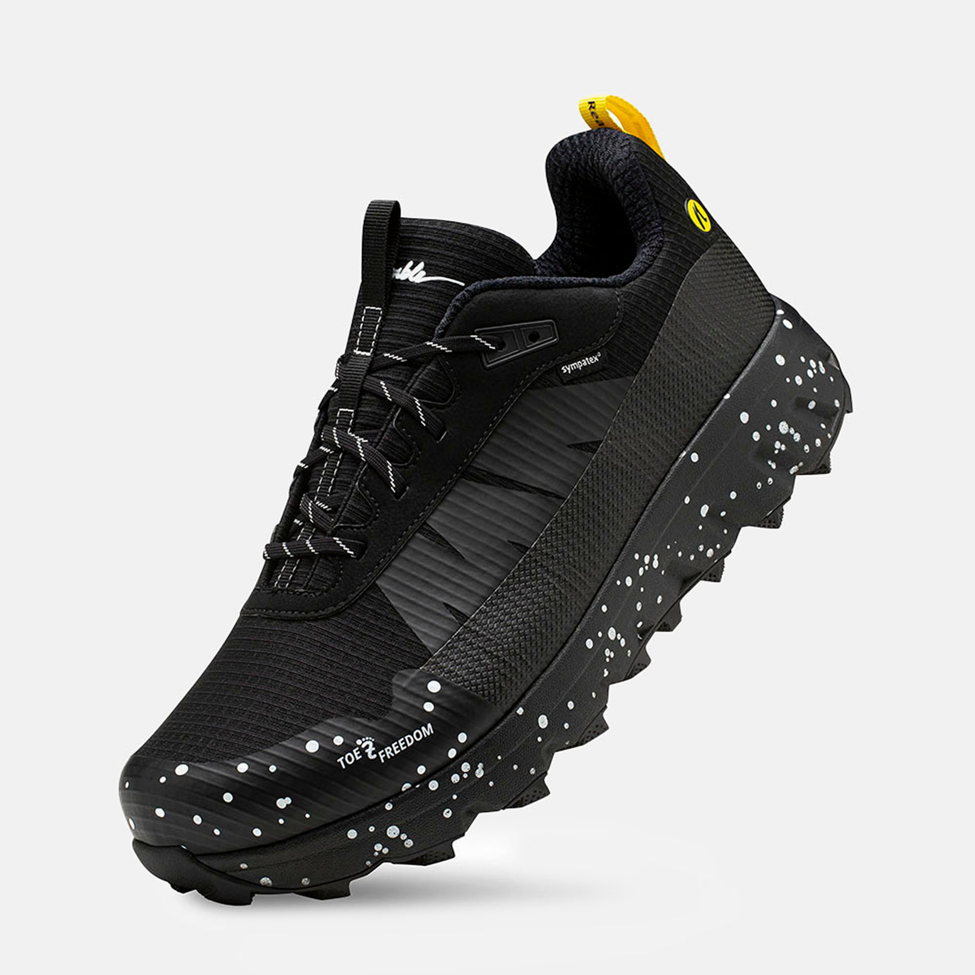 JOENIMBLE Schuhe Herrenschuhe Wanderschuhe Explore Addict schwarz Textil Produktbild