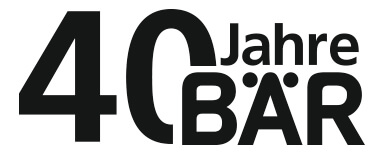 Logo 40 Jahre Jubiläum BÄR