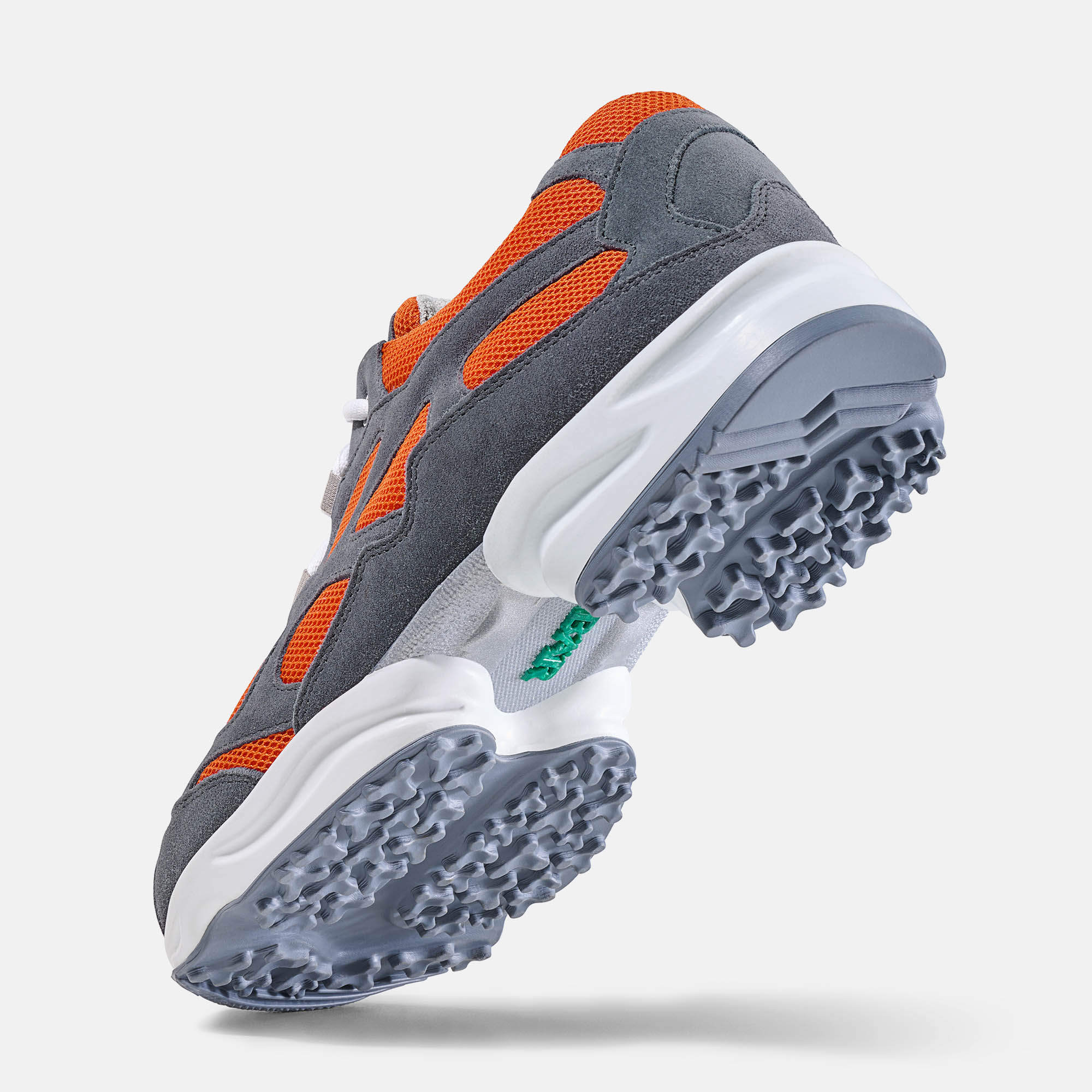 BÄR Schuhe Unisexschuhe Laufschuhe High Performance 2.5 grau/orange Rindveloursleder, Textil Seitenansicht