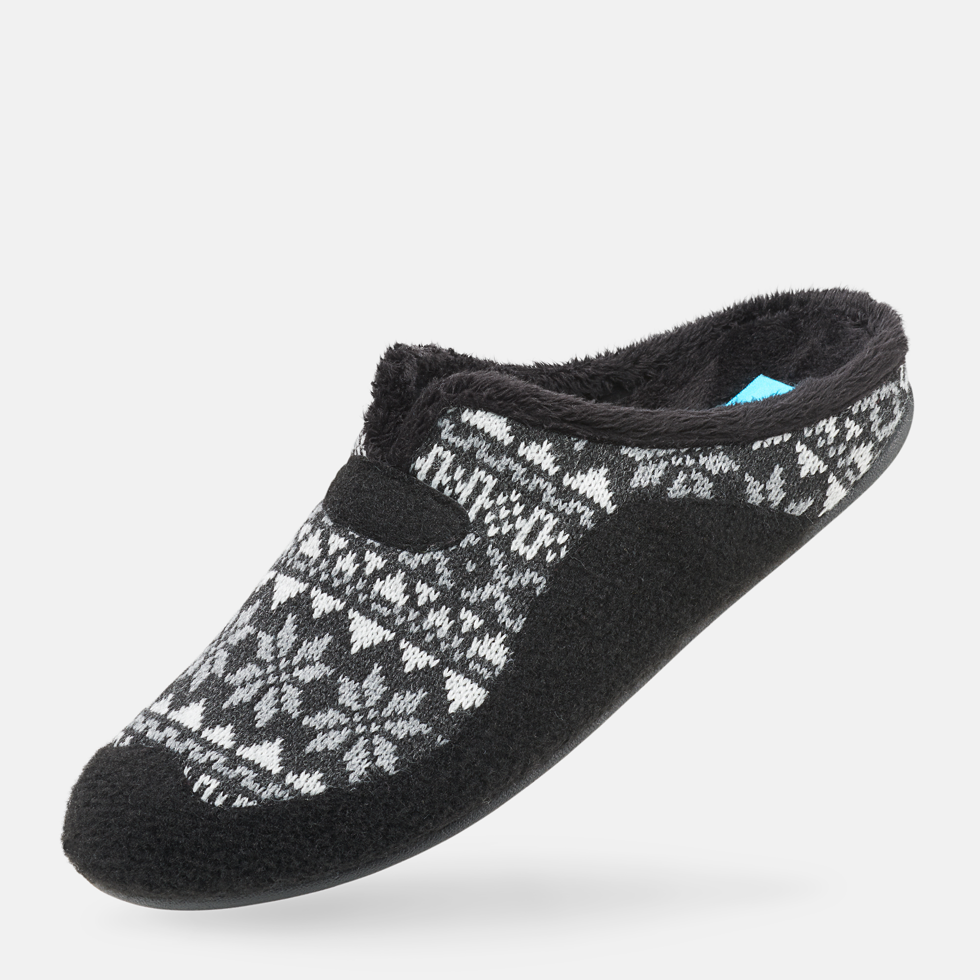 BÄR Schuhe Herrenschuhe Hausschuhe Vinzenz schwarz/grau 100% Polyacryl Produktbild