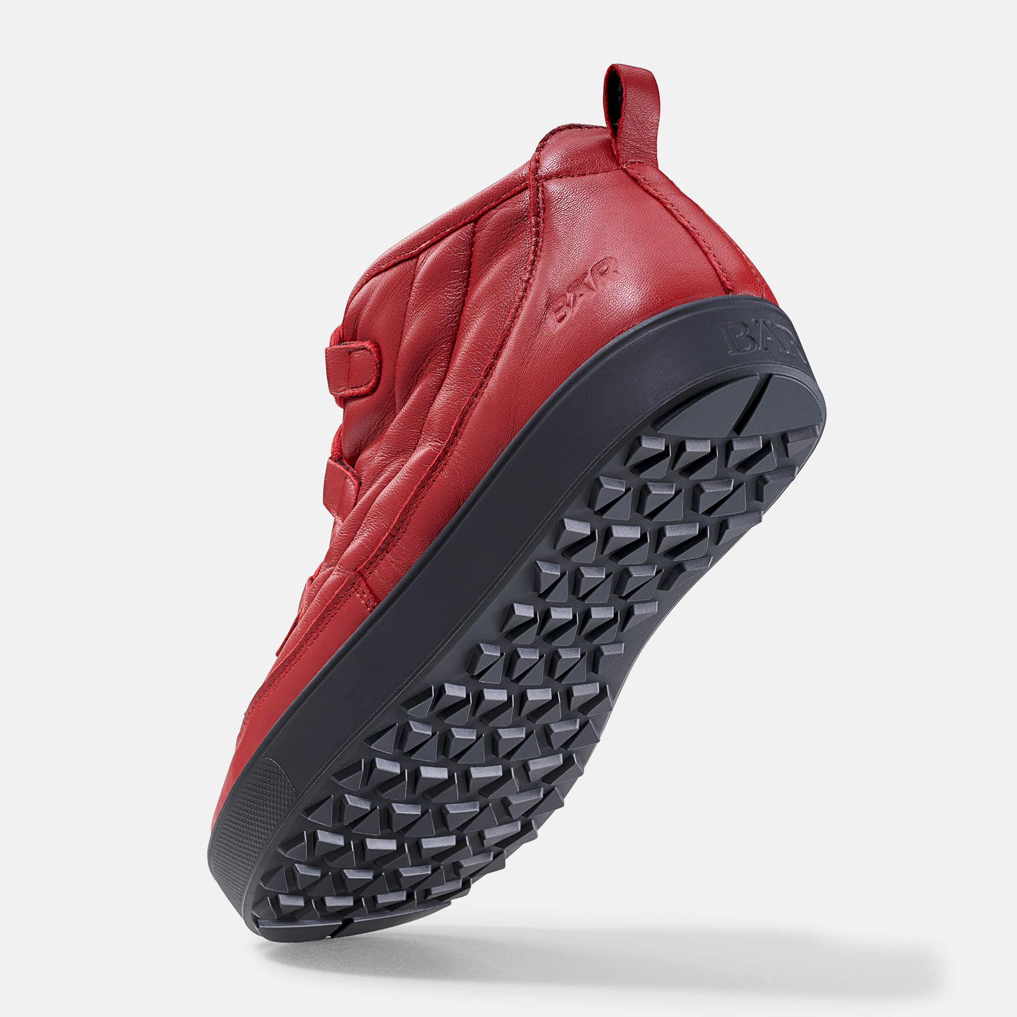 BÄR Schuhe Damenschuhe Freizeitschuhe Lena rot Lammnappaleder Seitenansicht