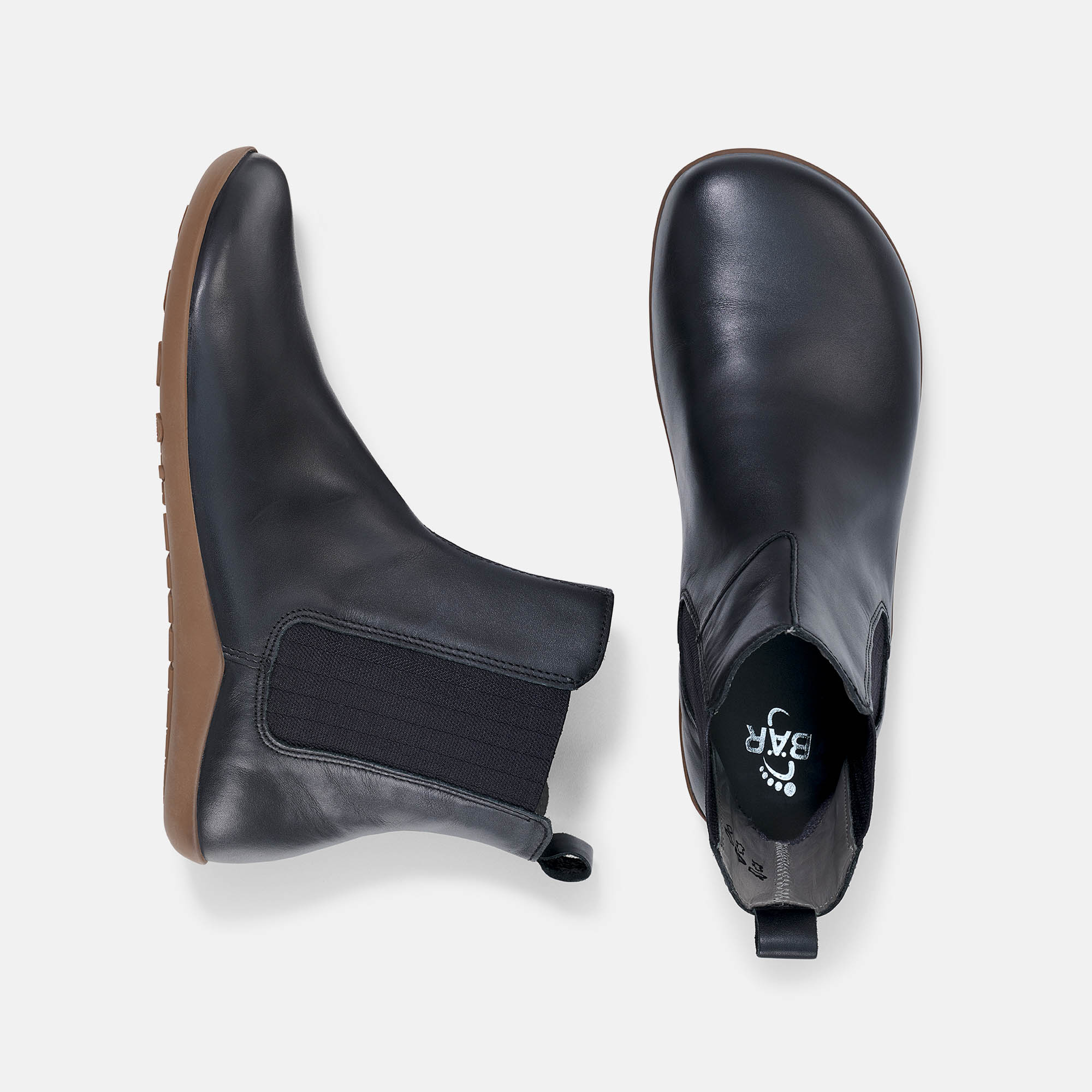 BÄR Schuhe Damenschuhe Alltag Elif schwarz Kalbnappaleder Ansicht von oben